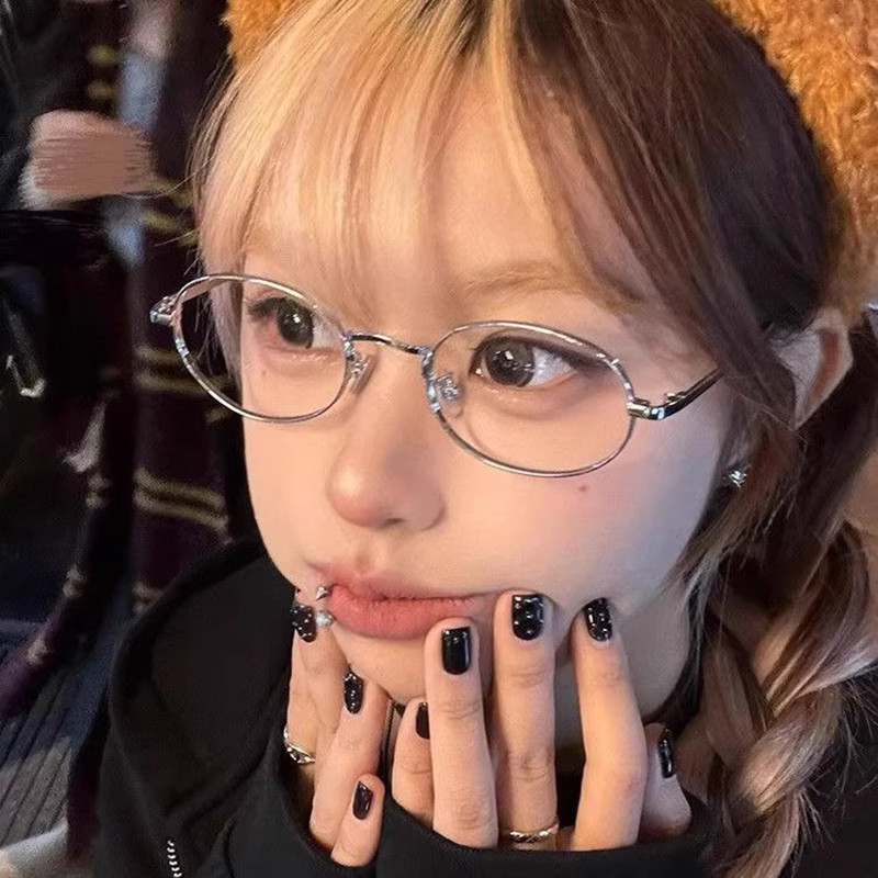 โรสไลฟ์ ย้อนยุคโลหะรูปไข่กรอบแว่นตาสําหรับสาวเด็กวิทยาเขตแว่นตากลางแจ้งแฟชั่นแว่นตาเครื่องประดับ ราคา ถูกที่สุด ดีลบีเคเค แกลเลอรีภาพที่ 5