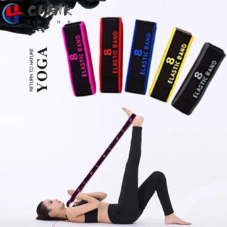 เข็มขัดยืดโยคะและสายแรงต้าน 8 ส่วน คุณภาพสูงสำหรับการออกกำลั…