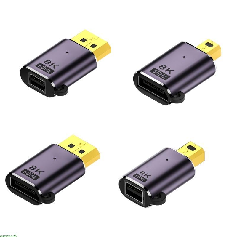 Cucryaa Mini Converters อะแดปเตอร์รองรับ 8K60Hz 7680x4320P