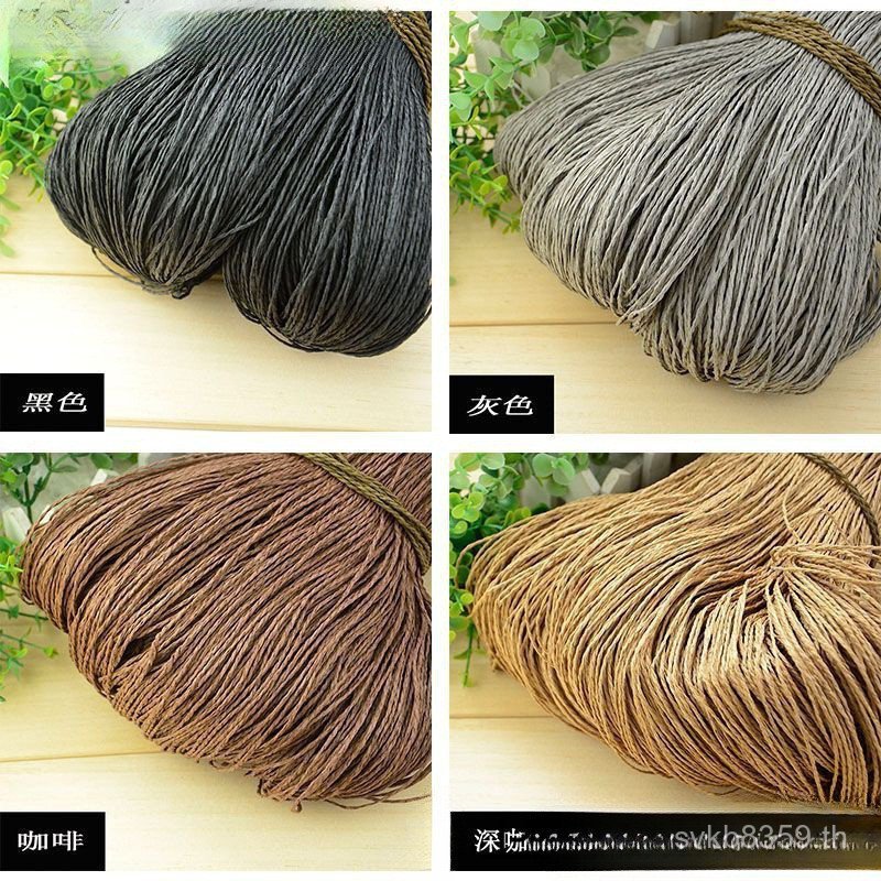 Hook Line Bag Cool หมวกสายดึงหมวกผ้าฝ้ายหมวกหมวกกระดาษอิสระฤดูร้อนถักสายสถานีที่ว่างเปล่า Hook Fei L