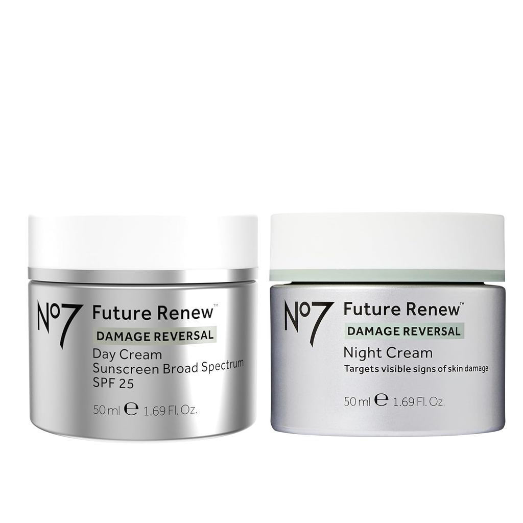 No7 Future Renew Damage Reversal Day Cream SPF 25 和 Night Cr