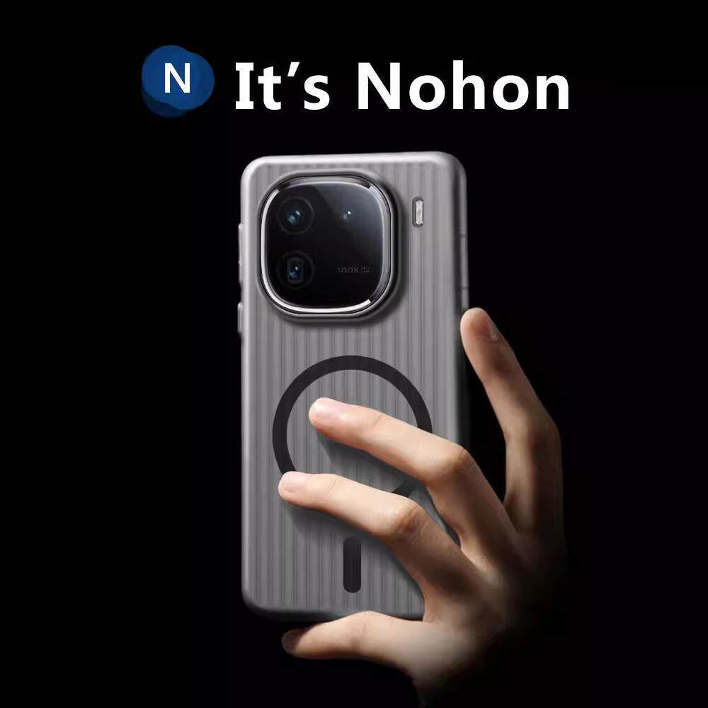 เหมาะสําหรับ iQOO12 เคสโทรศัพท์กันกระแทก iqoo12 ลูกฟูกน้ําแข็งหมอกแม่เหล็ก Frosted Hard Case โปร่งใส