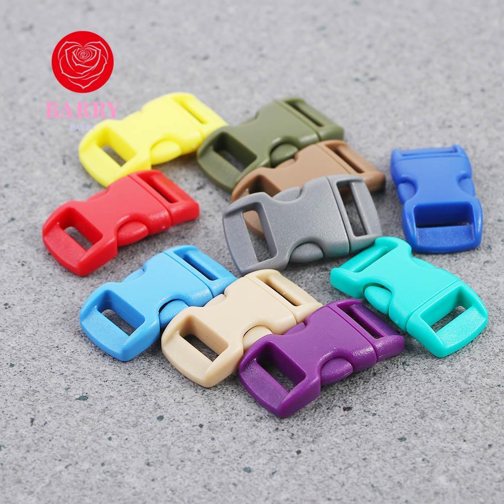 BARRY Paracord Curved Plastic 3/8" 10mm Dog Collar Bracele Outdoor Camp