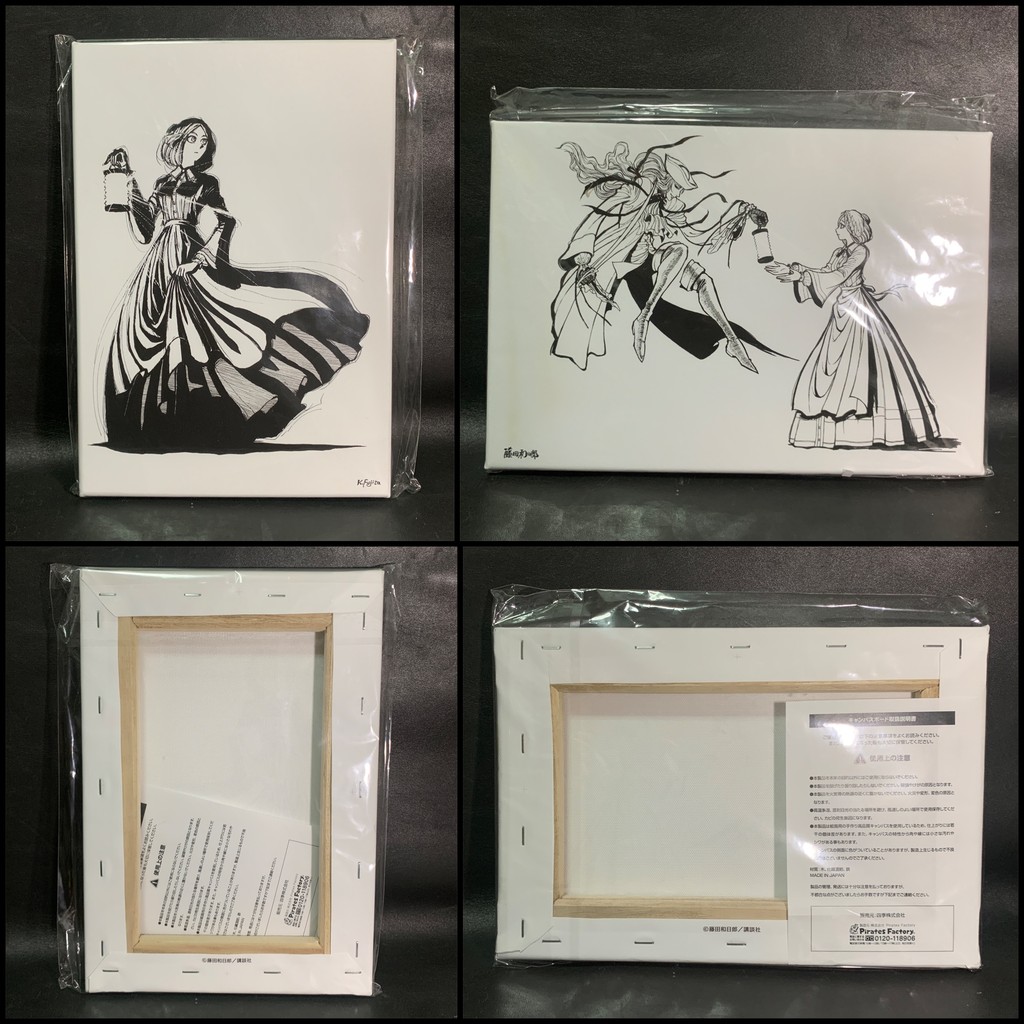 Ghost & Lady Canvas Board 2 pieces