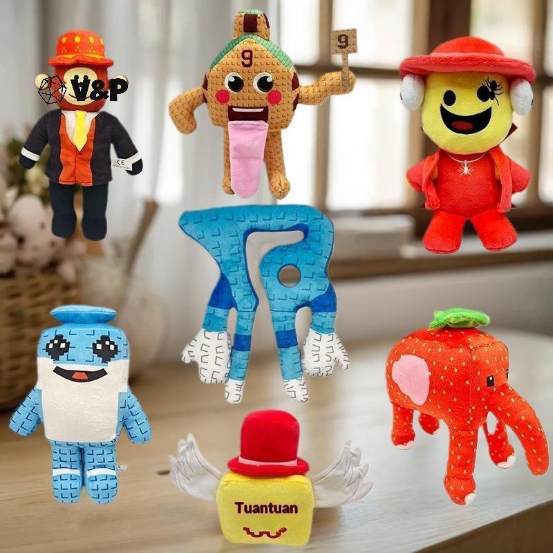 V&P 1 ชิ้น Gamer แฟนของขวัญใหม่ขโมยสมอง Esok Sekolah Plush ร้อนเกมอุปกรณ์ต่อพ่วงน่ารักการ์ตูน No. ขอ