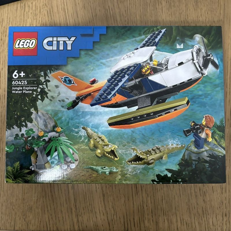 LEGO LEGO City 60425 Jungle Explorer เครื่องบินใต้น้ําการศึกษาประกอบอาคารบล็อกของเล่นของขวัญ