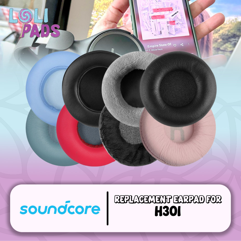แผ่นโฟมแผ่นรองหูฟัง Soundcore H30i Earcup Earpad Pad