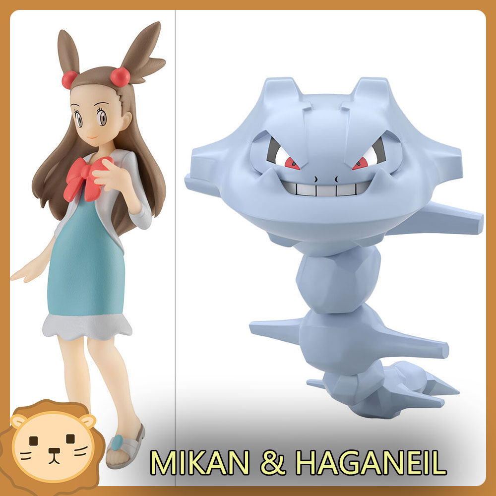 Bandai Scale World Pokémon Cityภูมิภาค Ami & Big Steel Snake Figure Model สต็อกพร้อม