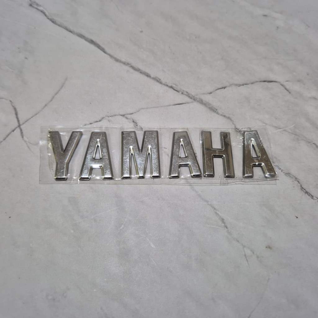 XSR 155 XSR155 สัญลักษณ์ถังน้ํามัน สติ๊กเกอร์ฝาถังน้ํามันข้างโครเมียม สติ๊กเกอร์ YAMAHA นูน 3D