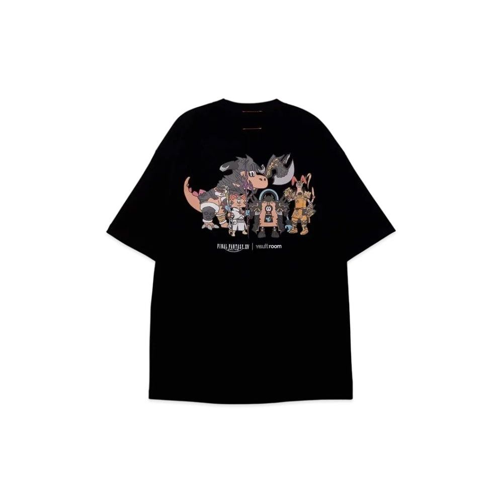 VAULTROOM VR x FFXIV Light Party Tee Black Unused