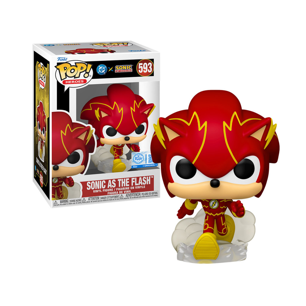 Funko Pop Sonic x DC Heroes Crossover Sonic Tails รูปของขวัญสะสม