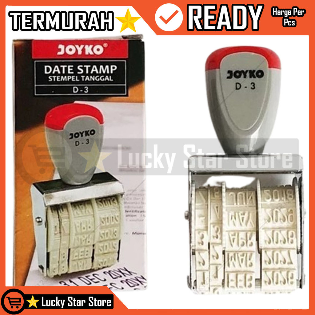JK- Joico D-3 Date Stamp Manual Date Stamp Office Stationery Month Year Date Stamp Joyko D3 อุปกรณ์ป