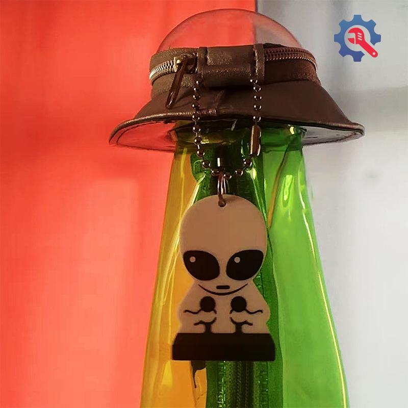 [GEX] Creative UFO Alien Pencil Case Funny Doll Storage Bag Portable Transparent Large Capacity Stat