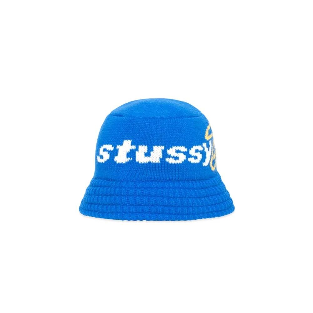Stussy Knit Bucket Hat Sport Blue Unused