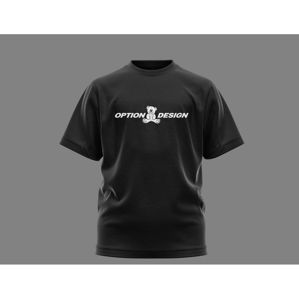 เสื้อยืด Option Option Bear Design V.2 #newcollection2026  ผ้าฝ้ายแท้ s-5xl