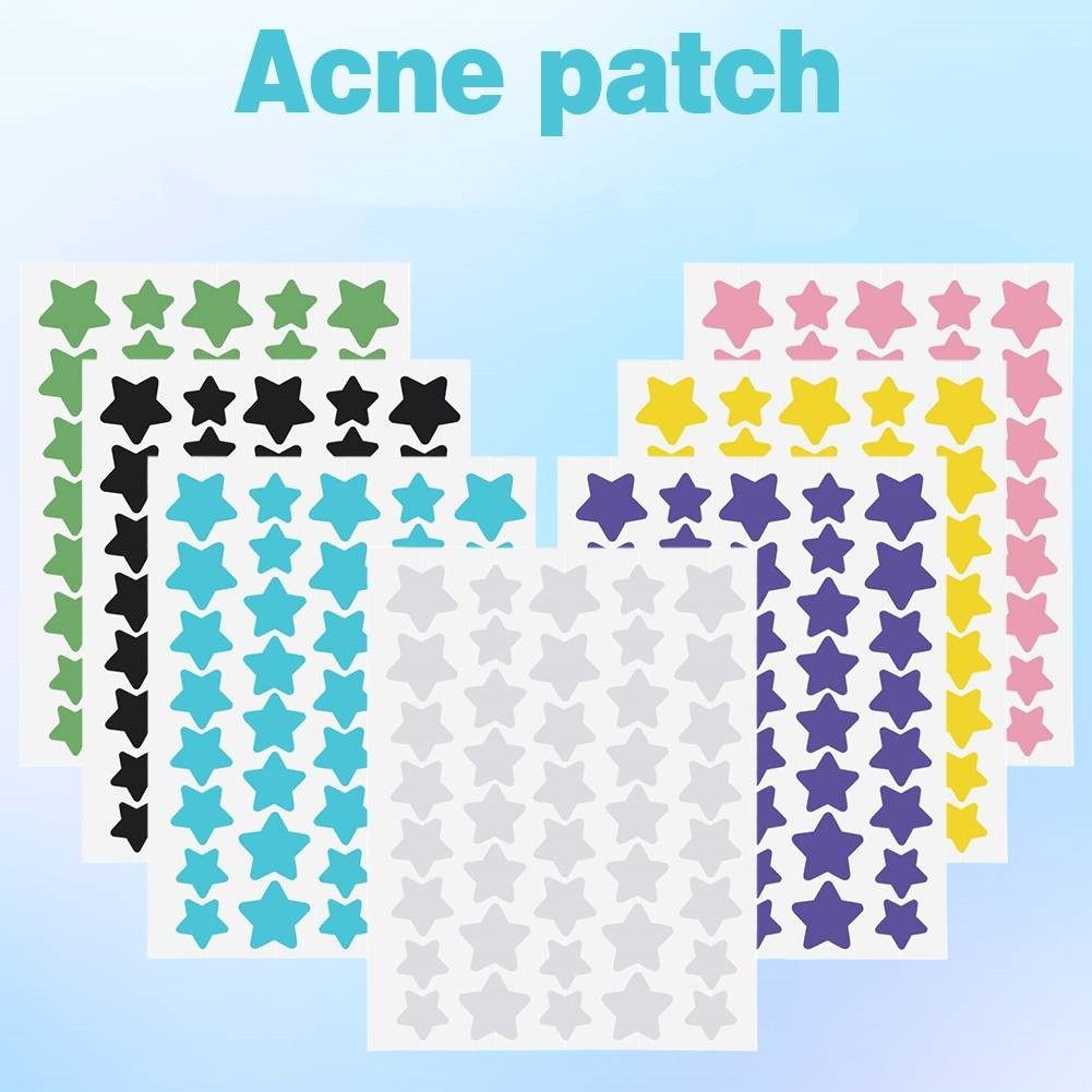 40 ชิ้น/แผ่น Hydrocolloid Colourful Star Acne Patch Mild Non Irritating Pimples Acne Patch