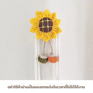 COD สายรัดผ้าม่าน สายคล้องผ้าม่าน สายรัดผ้าม่านลายดอกไม้น่ารัก ปรับขนาดได้ ดีไซน์สุดสร้างสรรค์ ตกแต่งบ้าน