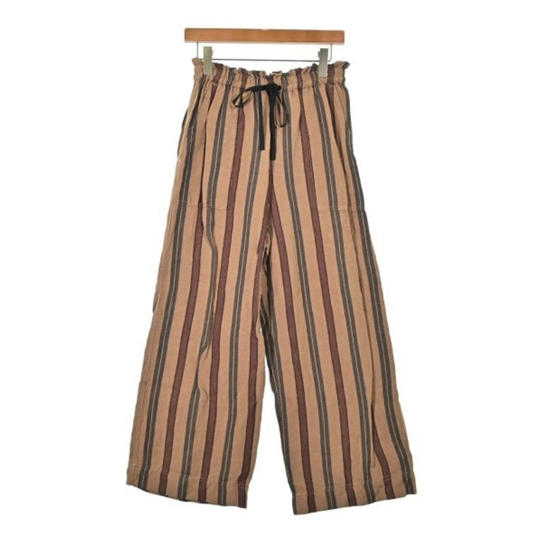 Ships Prefer Pants stripe Women black red brown Direct from Japan Secondhand