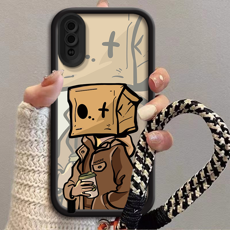 กาแฟ masked man สําหรับ Samsung A01 Samsung A02 Samsung A03 Samsung A03S Samsung A02S Samsung A10 Sa