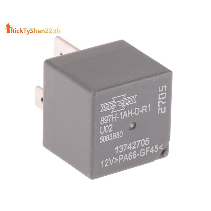 RickTyShen 1 ชิ้น 4 ขา 12 โวลต์สําหรับ Matsukawa 2705 รีเลย์รถยนต์ 897H-1AH-DR1 U02 สําหรับ Bui รีเล