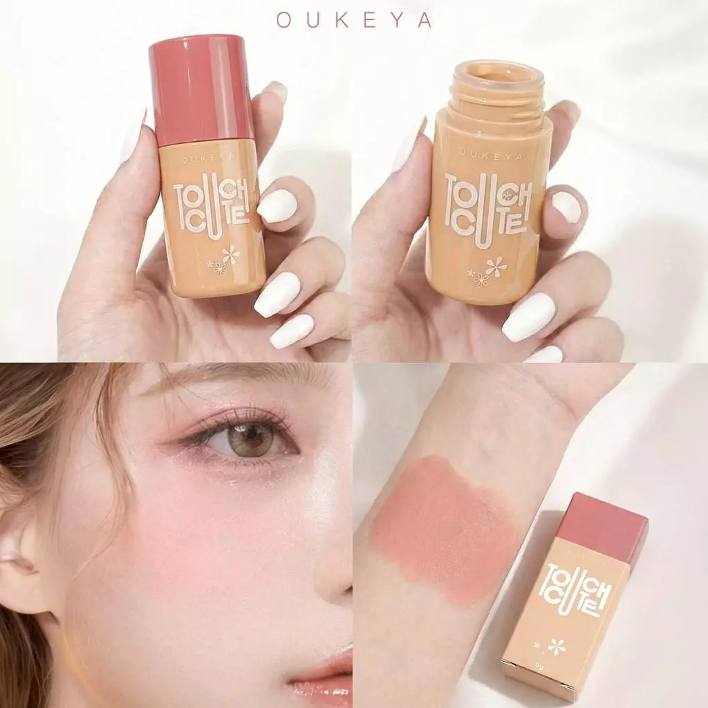 OUKEYA TOUCH CUTE BLUSH บลัชออนหัวฟองน้ำ thumbnail 5