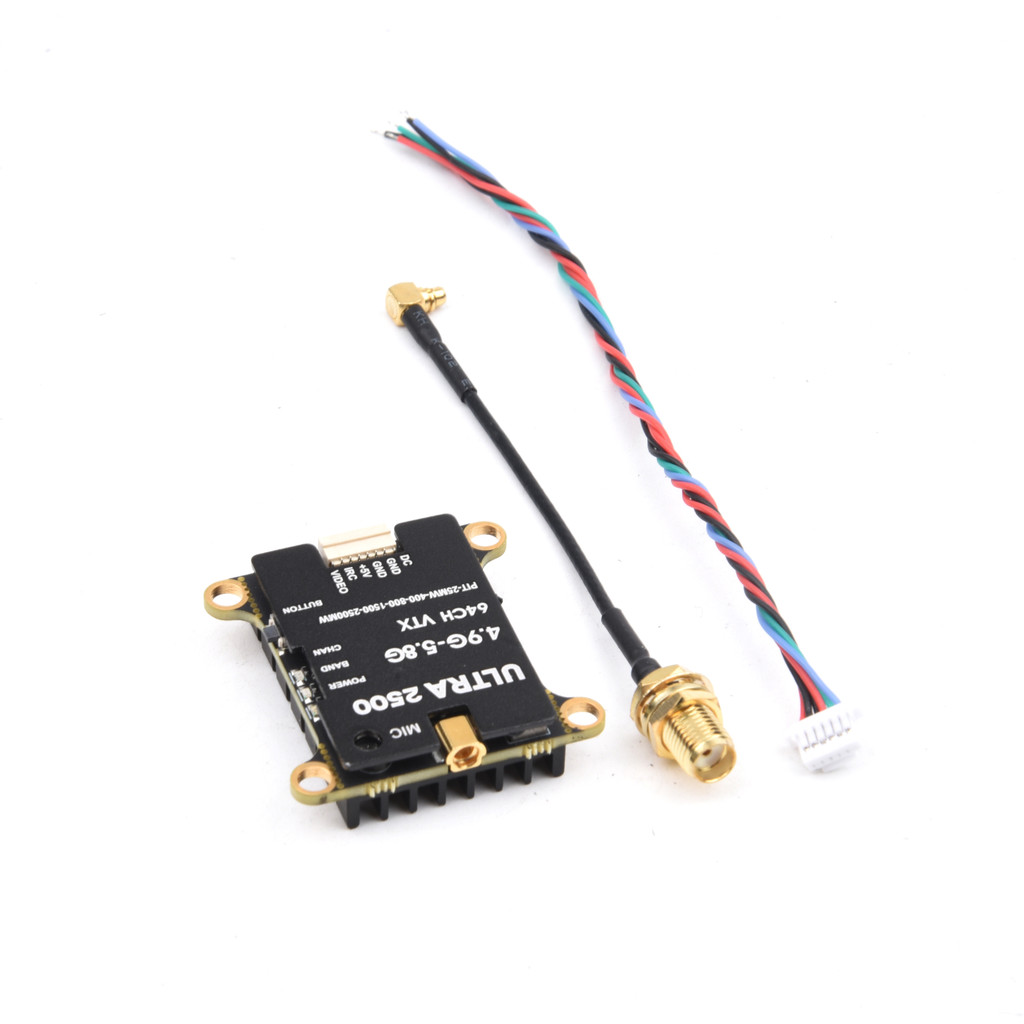 FL FPV 2.5W VTX2W5 4.9G-5.8GHZ 64CH 2.5W 0MW/25/400/800/1.5W/2.5W เครื่องส่งสัญญาณ VTX สําหรับรุ่น R