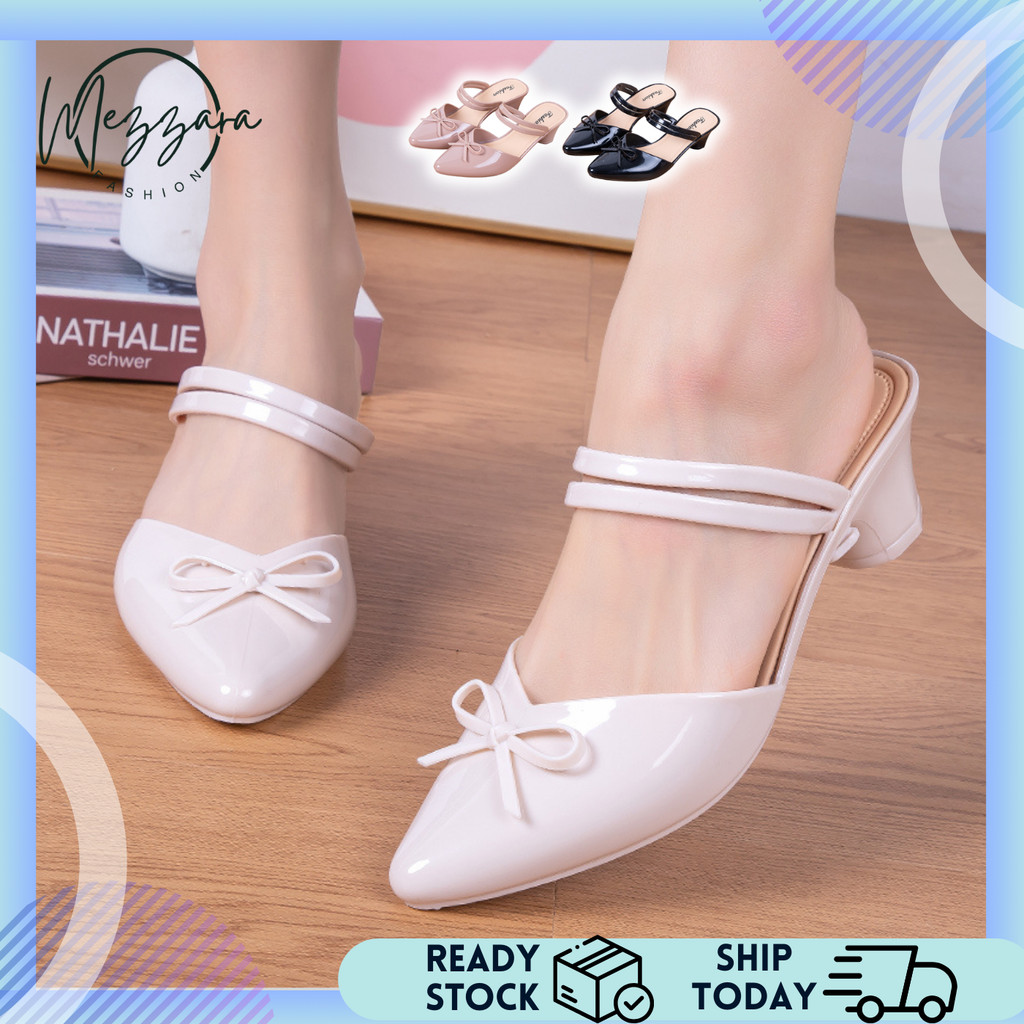 [Kasut Raya 2026] Mezzara Women Heels Wanita Heel Office Shoes Women Heels Kasut Pijabat Tumit Wanit