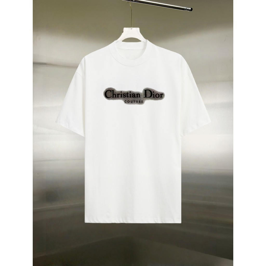 ได#OR2026星早春新款短袖T恤男款女款情侣款舒适新款日常上衣春秋高级感logo印花 1DYX