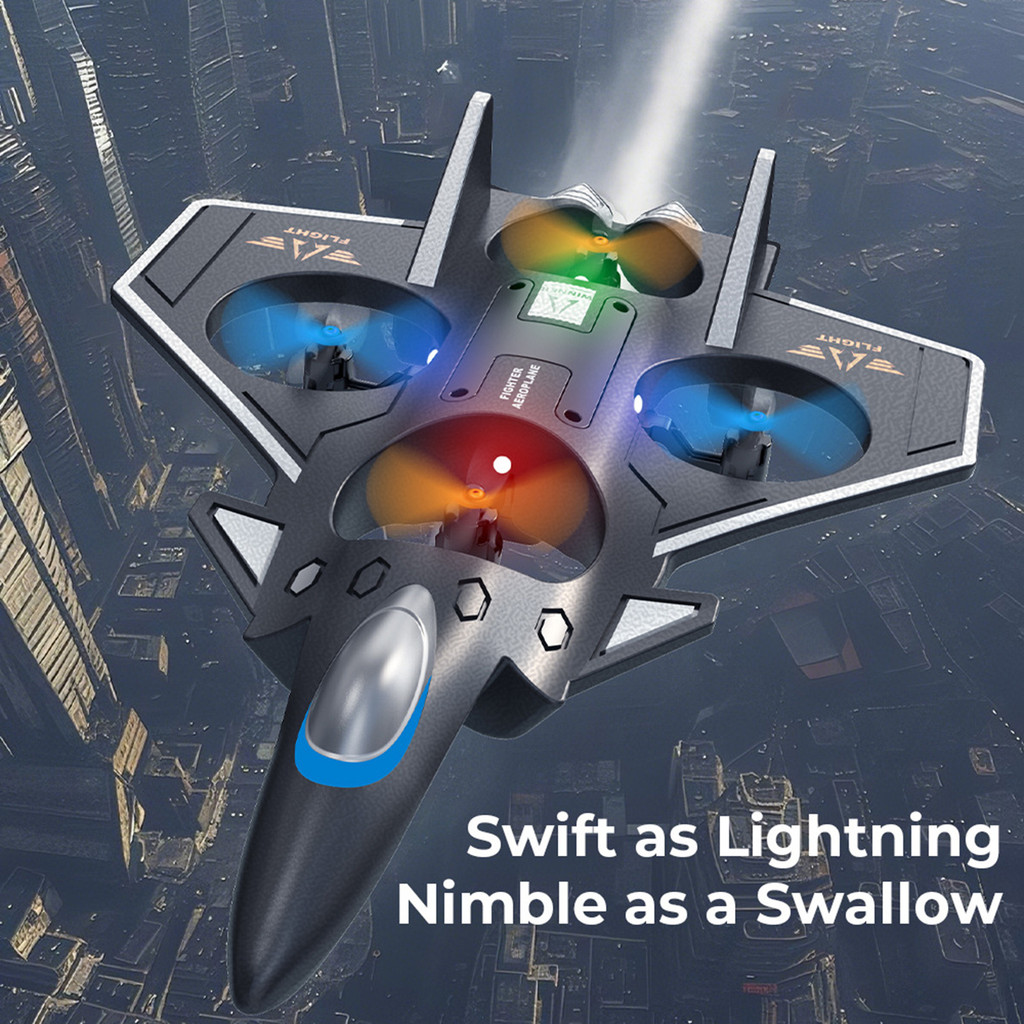RC โฟมเครื่องบินของเล่นเด็ก 2.4GHZ ไฟฟ้า RC Fighter Jet Plane สําหรับของเล่นเด็กของขวัญไฟฟ้า RC เครื