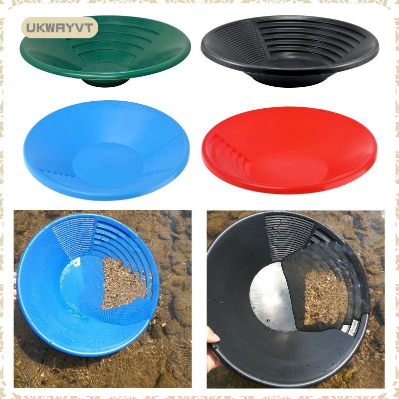 [ukwryvt] 15" Dual Riffle Nuggage Panขุดลอก Prospecting River Tool ในเขตภูเขา