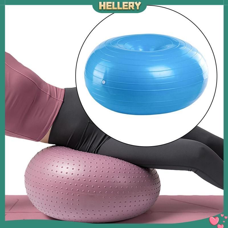 [HelleryPH] Pilates Donut Ball Inflatable Rhythmic Thickening Fitness Ball สําหรับออกกําลังกาย