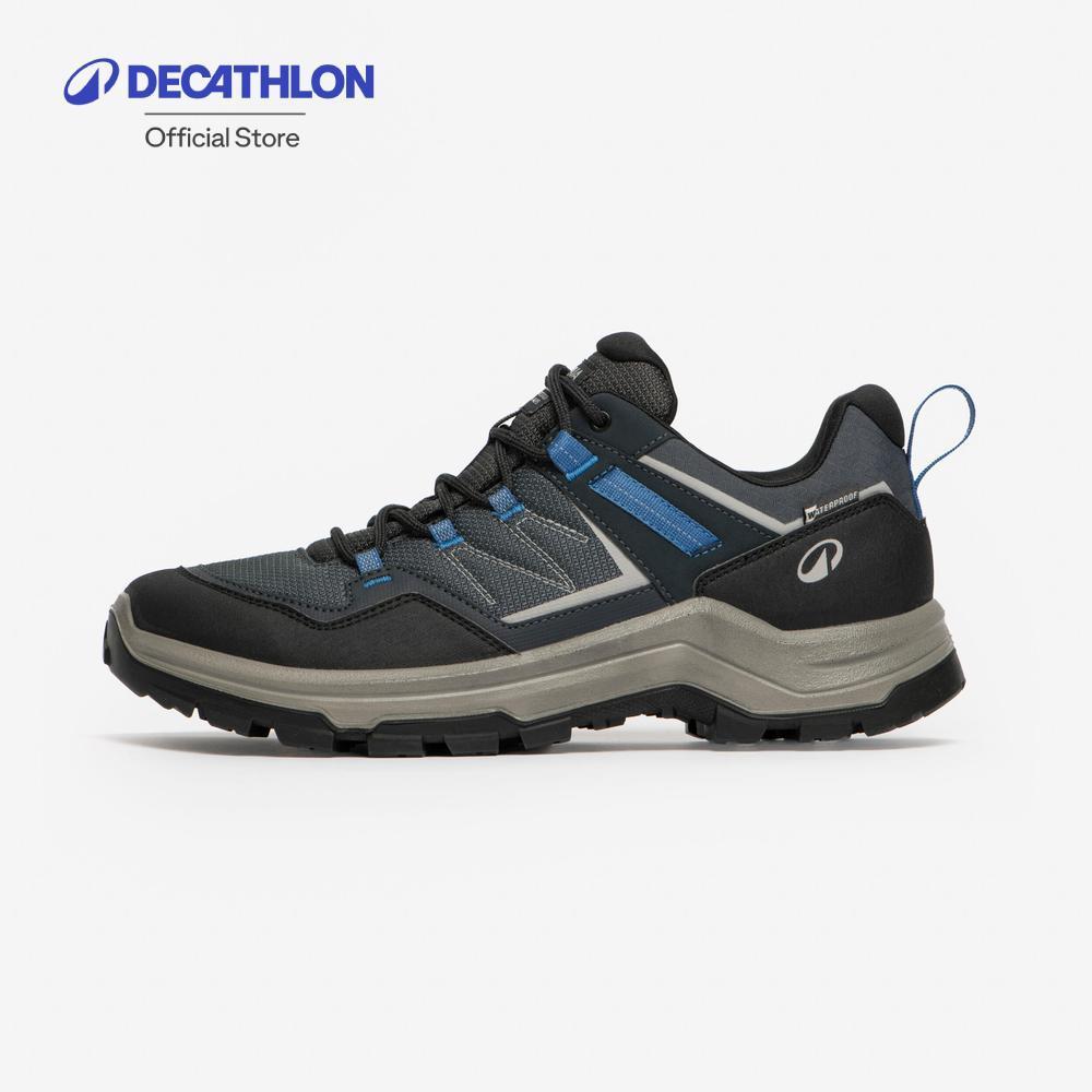 Decathlon Men'S Hiking Waterproof Boots Mh100 รองเท้าเดินป่ากันน้ำสำหรับผู้ชาย รุ่น Mh100 - Grey