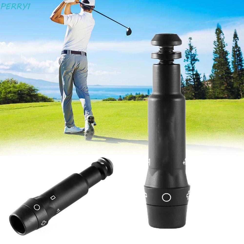 PERRY Golf Club Connector สีดํา 0.335 "0.350" ขนาดเคล็ดลับ Club Shaft ทนทานขวามือ 1 PC ปลอกกอล์ฟ