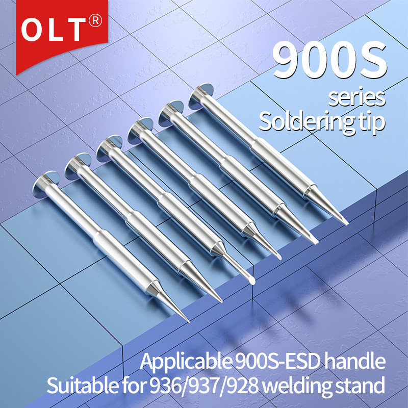 900S series หัวแร้งเคล็ดลับคุณภาพสูง 900S-TB 900S-TI สําหรับ HAKKO 900S-ESD ด้ามจับหัวแร้ง 936/937สถ