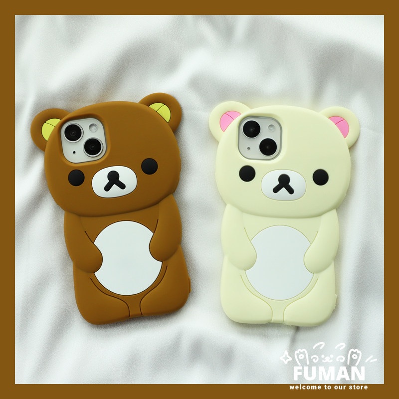 สําหรับRealme Q5 Q5i Q3 Pro Carnival Q3S Q3T Q3i X7 Max 5G 4Gน่ารักRilakkumaเคสโทรศัพท์คู่การ์ตูนEas