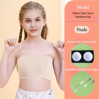 เสื้อสายเดี่ยวเด็กผู้หญิง / เสื้อสวม | Seamless Look ภายใต้เสื้อผ้า Modesty กล้ามสําหรับเต้นรํา, School & Daily Wear