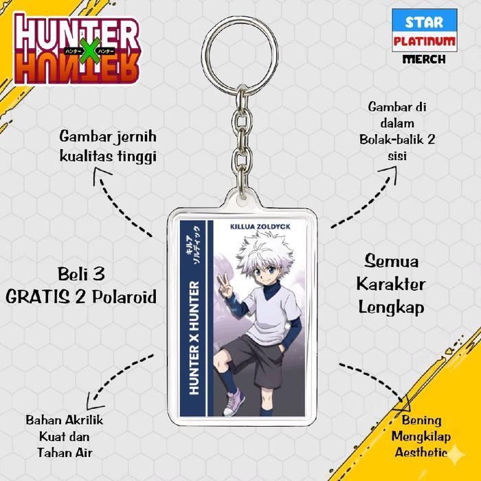 Gantungan Kunci Hunter x Hunter - พวงกุญแจ Hunter x Hunter - Ganci Anime - Gantungan Kunci Gon Freec