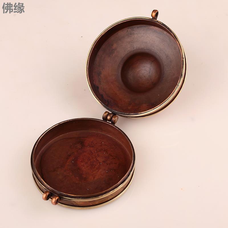 เนปาล Handmade Bell ชุดทิเบตพุทธอุปกรณ์ทองแดงบริสุทธิ์รูปแบบมงคล Tantric Bell Dharma Bell Cymbal ชุด