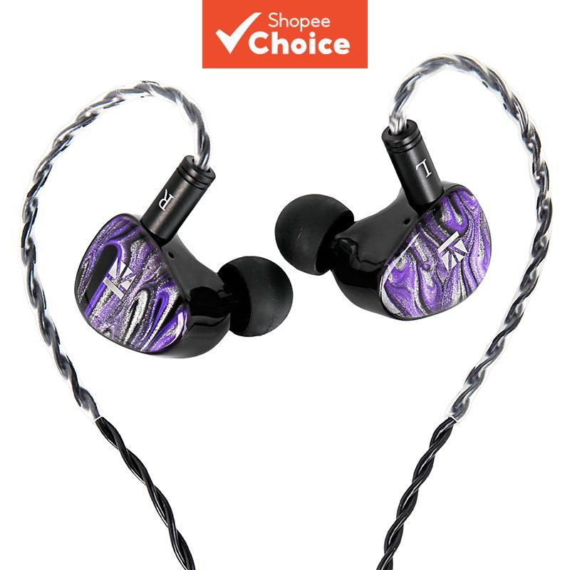 หูฟังอินเอียร์ KBEAR Alkaid KB03 หูฟังเกมมิ่งมีสาย 1DD 1BA ไฮบริดการนําเสียงผ่านกระดูก ไดรฟ์เสียงไดน