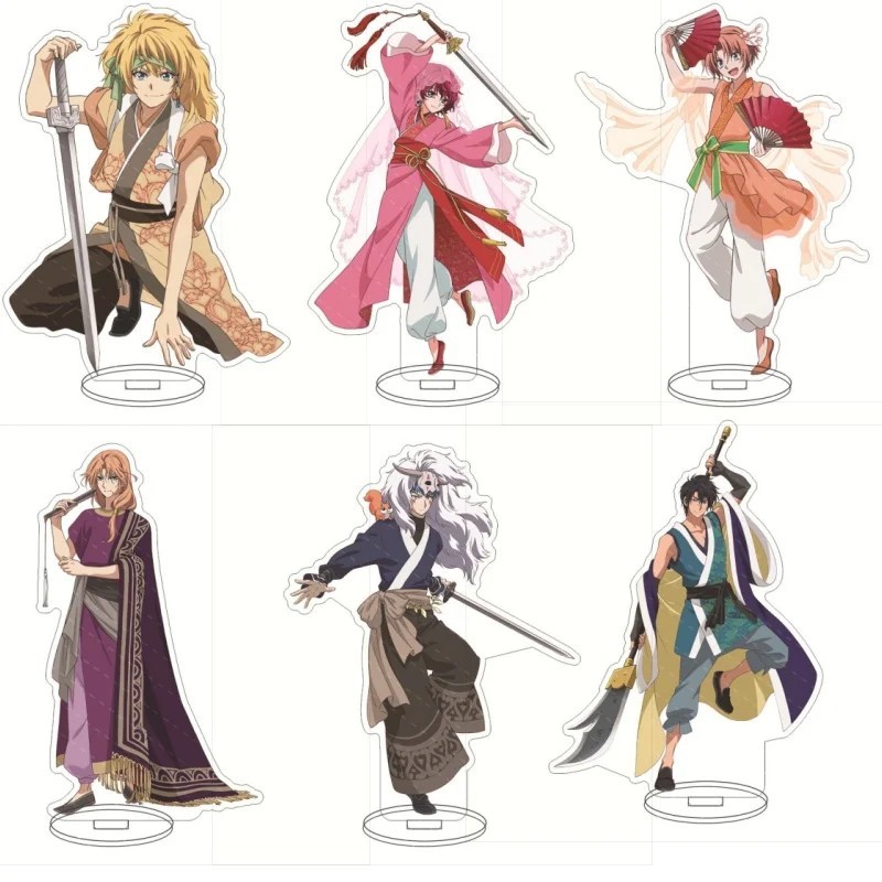Standee อะนิเมะ Akatsuki ไม่มี Yona Yona Dawn 15 ซม.อะคริลิครุ่นโต๊ะศึกษาตกแต่ง Yona Hak Soo-won Kij
