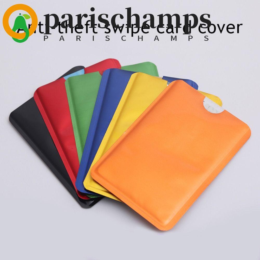 PARISCHAMPS ID Card Protector Blocker Anti-Demagnetization 10 ชิ้น Anti-Theft RFID Card Contactless 