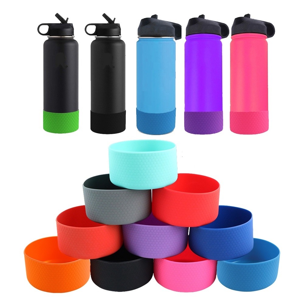 ✨ซิลิโคนป้องกัน Boot สําหรับ 64OZ Hydro Flask Hydroflask Aquaflask Tyeso Tumbler Kleen Kanteen Kool 