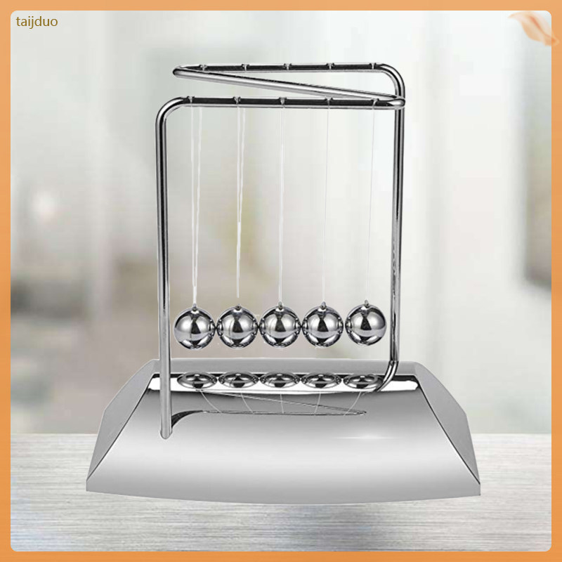 1 ชิ้น Silver Newton Cradle ห้าของเล่นสําหรับเด็กจินตนาการและทักษะ taijduo
