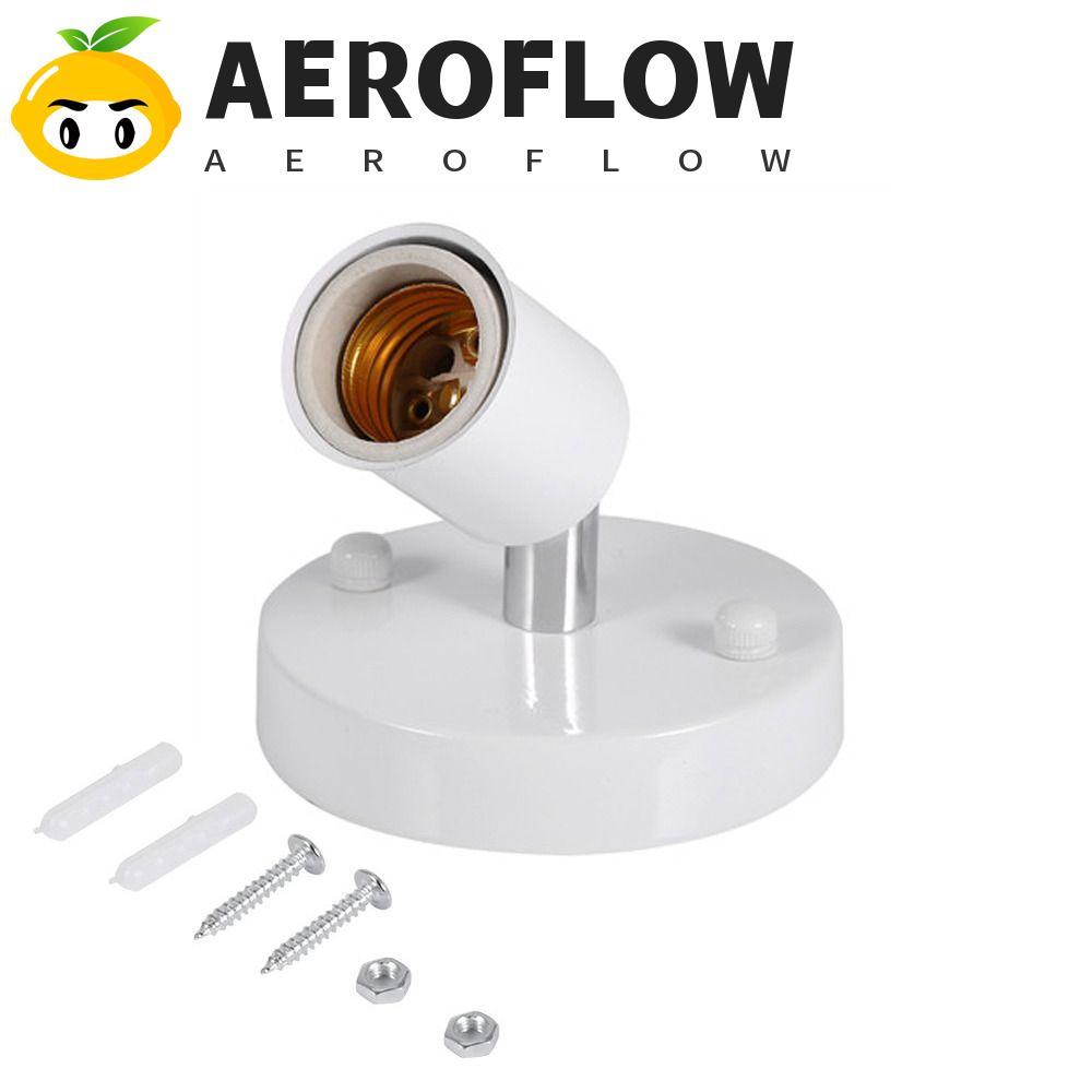 AEROFLOW ฐานโคมไฟ ร้านอาหารในบ้าน Antique Edison E27 ซ็อกเก็ตไฟโลหะ