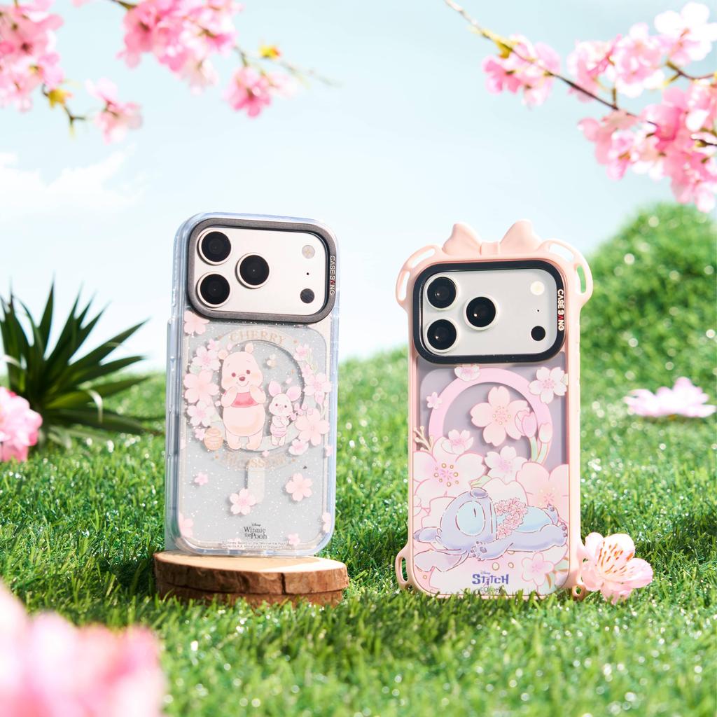 CASEBANG Cherry Blossom Viewing Seriesเคสแม่เหล็ก ImagiSnap จับคู่แผ่นหลังอื่นได้ สำหรับ iPhone15-17