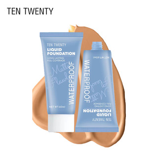TEN TWENTY Full Coverage Matte Liquid Foundation Oil Control 24H Long Lasting Waterproof Concealer