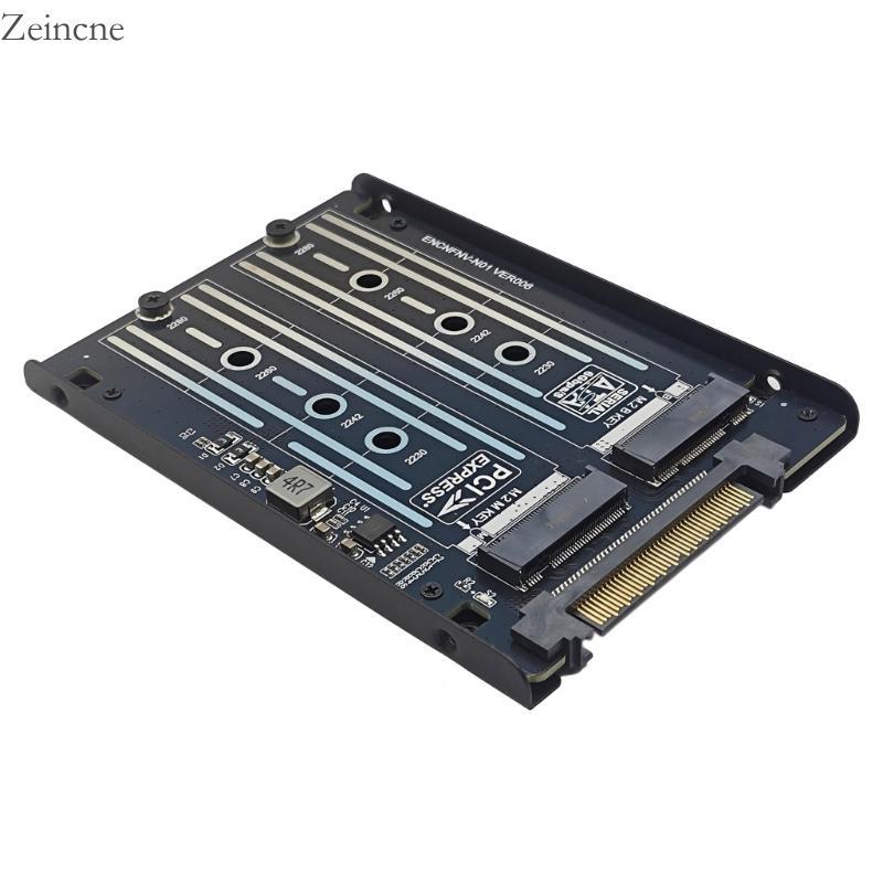 Zein U 2 ถึง NVMe SSDs อะแดปเตอร์ U 2 SFF-8639 ถึง M 2 คีย์ M SSDs ตัวแปลงสําหรับเดสก์ท็อป