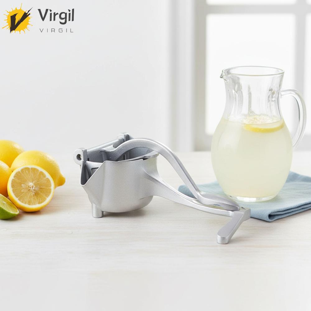 [Virgil.th] Aluminium Alloy Lemon Squeezer ทําความสะอาดง่ายแบบพกพา Citrus Lime Orange Fruit Squeezer
