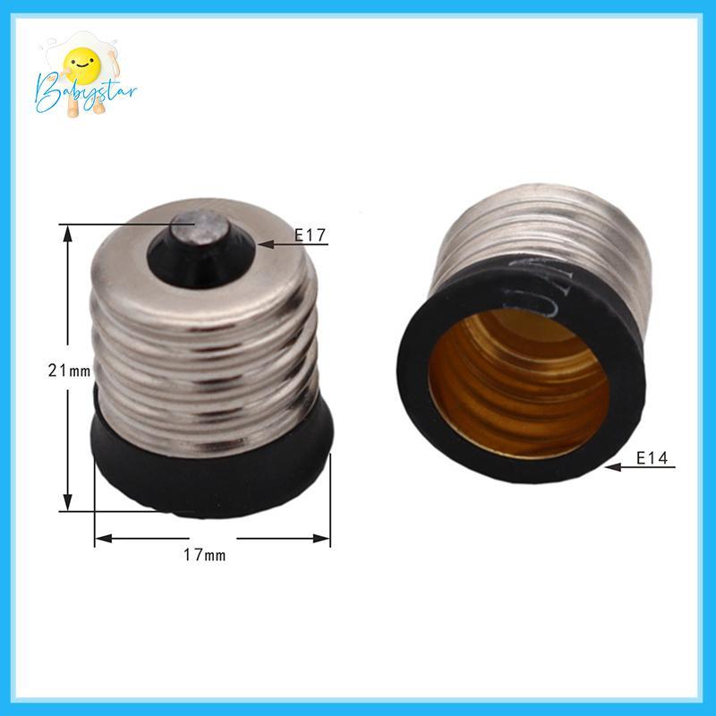 [Inthehot-t] E17 To European E14 Candelabra Base Soet หลอดไฟ LED Lamp Adapter Holder [ใหม่]