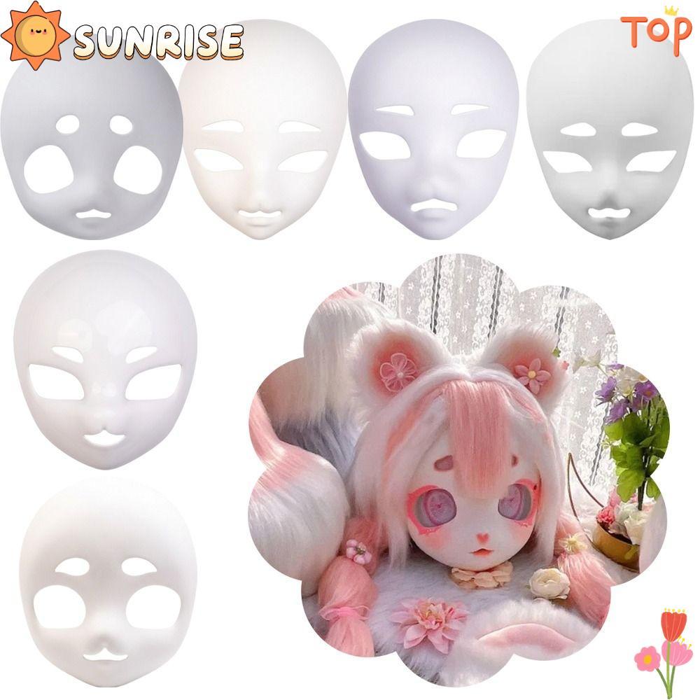 Kigurumi ฐานหัวสัตว์แมวดิบ, สินค้า COSPLAY และ Fursuit พลาสติก, แบบดัดแปลงได้เอง Kawaii Prop